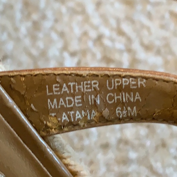 NICKELS Strappy Wedge Corded Sandals—SZ 6.5 - Picture 9 of 9